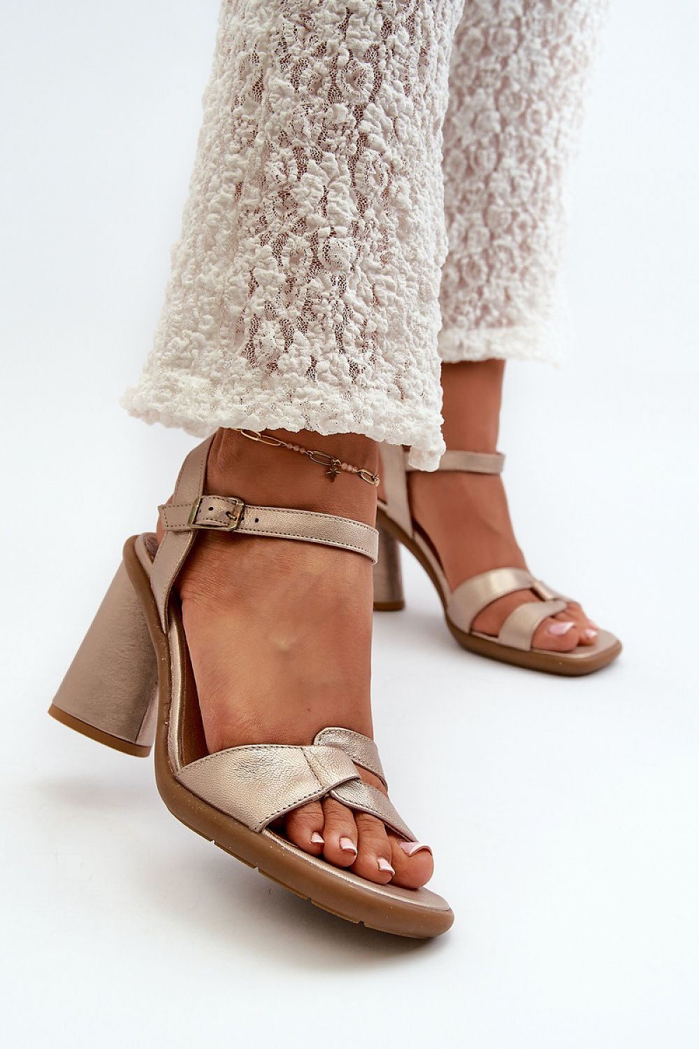 Heel sandals model 198397